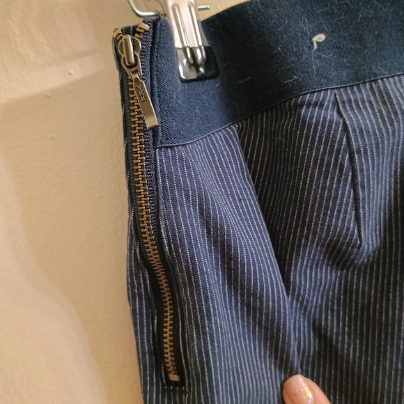 Maurices Dark Blue Striped Trousers - Picture 4 of 5